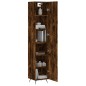 vidaXL Highboard Räuchereiche 34,5x34x180 cm Holzwerkstoff vidaXL Highboard Räuchereiche 34,5x34x180 cm Holzwerkstoff