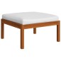 vidaXL 10-tlg. Garten-Lounge-Set mit Kissen Cremeweiß Massivholz Akazie vidaXL 10-tlg. Garten-Lounge-Set mit Kissen Cremeweiß Massivholz Akazie
