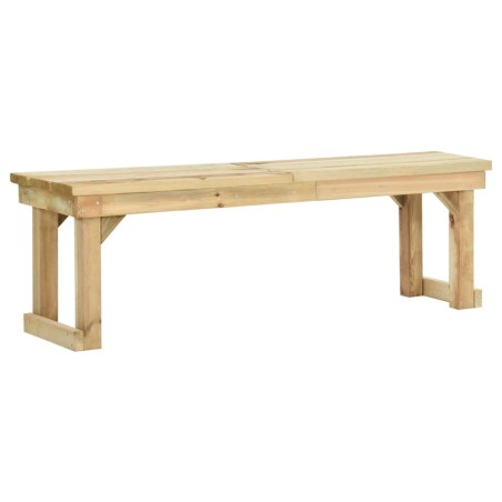 vidaXL Gartenbank 140 cm Imprägniertes Kiefernholz