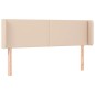 vidaXL Kopfteil mit Ohren Cappuccino-Braun 147x16x78/88 cm Kunstleder vidaXL Kopfteil mit Ohren Cappuccino-Braun 147x16x78/88 cm Kunstleder