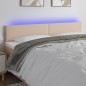 vidaXL LED Kopfteil Cappuccino-Braun 200x5x78/88 cm Kunstleder vidaXL LED Kopfteil Cappuccino-Braun 200x5x78/88 cm Kunstleder
