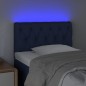 vidaXL LED Kopfteil Blau 80x7x78/88 cm Stoff vidaXL LED Kopfteil Blau 80x7x78/88 cm Stoff