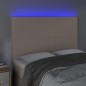 vidaXL LED Kopfteil Cappuccino-Braun 144x5x118/128cm Kunstleder vidaXL LED Kopfteil Cappuccino-Braun 144x5x118/128cm Kunstleder