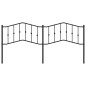 vidaXL Kopfteil Metall Schwarz 200 cm vidaXL Kopfteil Metall Schwarz 200 cm