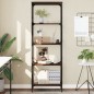 vidaXL Bücherregal 5 Böden Braun Eiche-Optik 59x35x171cm Holzwerkstoff vidaXL Bücherregal 5 Böden Braun Eiche-Optik 59x35x171cm Holzwerkstoff