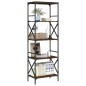 vidaXL Bücherregal 5 Böden Braun Eiche-Optik 59x35x171cm Holzwerkstoff vidaXL Bücherregal 5 Böden Braun Eiche-Optik 59x35x171cm Holzwerkstoff