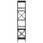 vidaXL Bücherregal 5 Böden Braun Eiche-Optik 59x35x171cm Holzwerkstoff vidaXL Bücherregal 5 Böden Braun Eiche-Optik 59x35x171cm Holzwerkstoff