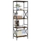 vidaXL Bücherregal 5 Böden Räuchereiche 59x35x171 cm Holzwerkstoff vidaXL Bücherregal 5 Böden Räuchereiche 59x35x171 cm Holzwerkstoff