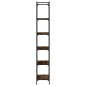 vidaXL Bücherregal 6 Böden Räuchereiche 60x30x188 cm Holzwerkstoff vidaXL Bücherregal 6 Böden Räuchereiche 60x30x188 cm Holzwerkstoff