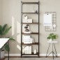 vidaXL Bücherregal 6 Böden Braun Eiche-Optik 60x30x188cm Holzwerkstoff vidaXL Bücherregal 6 Böden Braun Eiche-Optik 60x30x188cm Holzwerkstoff