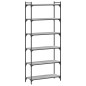 vidaXL Bücherregal 6 Böden Grau Sonoma 80x30x188 cm Holzwerkstoff vidaXL Bücherregal 6 Böden Grau Sonoma 80x30x188 cm Holzwerkstoff