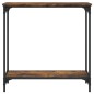 vidaXL Konsolentisch Räuchereiche 75x30,5x75 cm Holzwerkstoff vidaXL Konsolentisch Räuchereiche 75x30,5x75 cm Holzwerkstoff