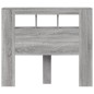 vidaXL LED-Kopfteil Grau Sonoma 120x18,5x103,5 cm Holzwerkstoff vidaXL LED-Kopfteil Grau Sonoma 120x18,5x103,5 cm Holzwerkstoff
