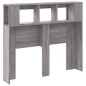 vidaXL LED-Kopfteil Grau Sonoma 120x18,5x103,5 cm Holzwerkstoff vidaXL LED-Kopfteil Grau Sonoma 120x18,5x103,5 cm Holzwerkstoff