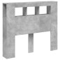 vidaXL LED-Kopfteil Betongrau 120x18,5x103,5 cm Holzwerkstoff
