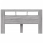 vidaXL LED-Kopfteil Grau Sonoma 180x18,5x103,5 cm Holzwerkstoff vidaXL LED-Kopfteil Grau Sonoma 180x18,5x103,5 cm Holzwerkstoff