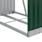 vidaXL Kaminholzunterstand Grün 80x45x120 cm Verzinkter Stahl vidaXL Kaminholzunterstand Grün 80x45x120 cm Verzinkter Stahl