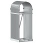 vidaXL Kaminholzunterstand Hellgrau 40x45x100 cm Verzinkter Stahl vidaXL Kaminholzunterstand Hellgrau 40x45x100 cm Verzinkter Stahl