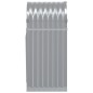vidaXL Kaminholzunterstand Hellgrau 40x45x100 cm Verzinkter Stahl vidaXL Kaminholzunterstand Hellgrau 40x45x100 cm Verzinkter Stahl