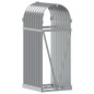 vidaXL Kaminholzunterstand Hellgrau 40x45x100 cm Verzinkter Stahl vidaXL Kaminholzunterstand Hellgrau 40x45x100 cm Verzinkter Stahl