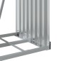 vidaXL Kaminholzunterstand Hellgrau 40x45x100 cm Verzinkter Stahl vidaXL Kaminholzunterstand Hellgrau 40x45x100 cm Verzinkter Stahl