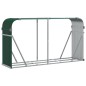 vidaXL Kaminholzunterstand Grün 234x45x100 cm Verzinkter Stahl vidaXL Kaminholzunterstand Grün 234x45x100 cm Verzinkter Stahl