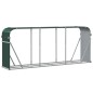 vidaXL Kaminholzunterstand Grün 234x45x100 cm Verzinkter Stahl vidaXL Kaminholzunterstand Grün 234x45x100 cm Verzinkter Stahl