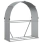 vidaXL Kaminholzunterstand Hellgrau 120x45x140 cm Verzinkter Stahl vidaXL Kaminholzunterstand Hellgrau 120x45x140 cm Verzinkter Stahl