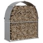 vidaXL Kaminholzunterstand Hellgrau 120x45x140 cm Verzinkter Stahl vidaXL Kaminholzunterstand Hellgrau 120x45x140 cm Verzinkter Stahl