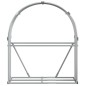 vidaXL Kaminholzunterstand Hellgrau 120x45x140 cm Verzinkter Stahl vidaXL Kaminholzunterstand Hellgrau 120x45x140 cm Verzinkter Stahl