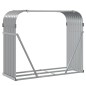vidaXL Kaminholzunterstand Hellgrau 120x45x100 cm Verzinkter Stahl vidaXL Kaminholzunterstand Hellgrau 120x45x100 cm Verzinkter Stahl