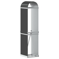 vidaXL Kaminholzunterstand Anthrazit 40x45x170 cm Verzinkter Stahl