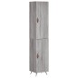 Highboard Grau Sonoma 34,5x34x180 cm Holzwerkstoff Highboard Grau Sonoma 34,5x34x180 cm Holzwerkstoff
