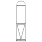 vidaXL Kaminholzunterstand Anthrazit 40x45x170 cm Verzinkter Stahl vidaXL Kaminholzunterstand Anthrazit 40x45x170 cm Verzinkter Stahl