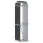 vidaXL Kaminholzunterstand Anthrazit 40x45x170 cm Verzinkter Stahl vidaXL Kaminholzunterstand Anthrazit 40x45x170 cm Verzinkter Stahl