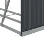 vidaXL Kaminholzunterstand Anthrazit 180x45x100 cm Verzinkter Stahl vidaXL Kaminholzunterstand Anthrazit 180x45x100 cm Verzinkter Stahl
