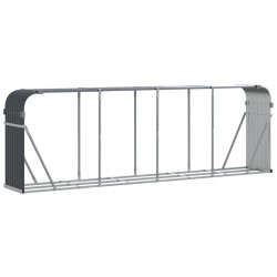 vidaXL Kaminholzunterstand Anthrazit 300x45x100 cm Verzinkter Stahl