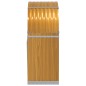vidaXL Kaminholzunterstand Hellbraun 80x45x120 cm Verzinkter Stahl vidaXL Kaminholzunterstand Hellbraun 80x45x120 cm Verzinkter Stahl