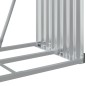 vidaXL Kaminholzunterstand Hellbraun 80x45x120 cm Verzinkter Stahl vidaXL Kaminholzunterstand Hellbraun 80x45x120 cm Verzinkter Stahl