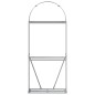 vidaXL Kaminholzunterstand Braun 80x45x190 cm Verzinkter Stahl vidaXL Kaminholzunterstand Braun 80x45x190 cm Verzinkter Stahl