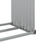 vidaXL Kaminholzunterstand Braun 120x45x210 cm Verzinkter Stahl vidaXL Kaminholzunterstand Braun 120x45x210 cm Verzinkter Stahl
