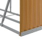 vidaXL Kaminholzunterstand Hellbraun 234x45x100 cm Verzinkter Stahl vidaXL Kaminholzunterstand Hellbraun 234x45x100 cm Verzinkter Stahl