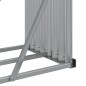 vidaXL Kaminholzunterstand Hellbraun 234x45x100 cm Verzinkter Stahl vidaXL Kaminholzunterstand Hellbraun 234x45x100 cm Verzinkter Stahl