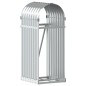 vidaXL Kaminholzunterstand Silbern 40x45x100 cm Verzinkter Stahl vidaXL Kaminholzunterstand Silbern 40x45x100 cm Verzinkter Stahl