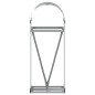 vidaXL Kaminholzunterstand Silbern 40x45x100 cm Verzinkter Stahl vidaXL Kaminholzunterstand Silbern 40x45x100 cm Verzinkter Stahl