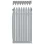 vidaXL Kaminholzunterstand Silbern 40x45x100 cm Verzinkter Stahl vidaXL Kaminholzunterstand Silbern 40x45x100 cm Verzinkter Stahl