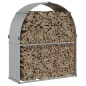vidaXL Kaminholzunterstand Silbern 120x45x140 cm Verzinkter Stahl vidaXL Kaminholzunterstand Silbern 120x45x140 cm Verzinkter Stahl