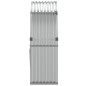 vidaXL Kaminholzunterstand Silbern 120x45x140 cm Verzinkter Stahl vidaXL Kaminholzunterstand Silbern 120x45x140 cm Verzinkter Stahl