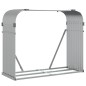 vidaXL Kaminholzunterstand Silbern 120x45x100 cm Verzinkter Stahl vidaXL Kaminholzunterstand Silbern 120x45x100 cm Verzinkter Stahl