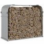 vidaXL Kaminholzunterstand Silbern 120x45x100 cm Verzinkter Stahl vidaXL Kaminholzunterstand Silbern 120x45x100 cm Verzinkter Stahl